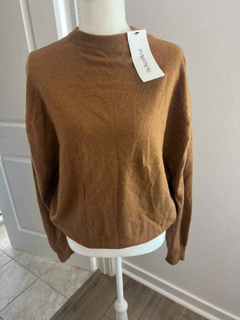 Authentic Louis Vuitton Brown Knit Sweater & Jogger Set Women’s Large